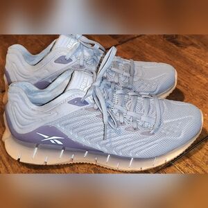 Reebok Zig Kinetica EH2812 Running Shoes Grey Women's Size 8.5